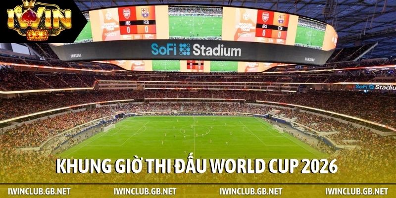 khung giờ thi đấu World Cup 2026